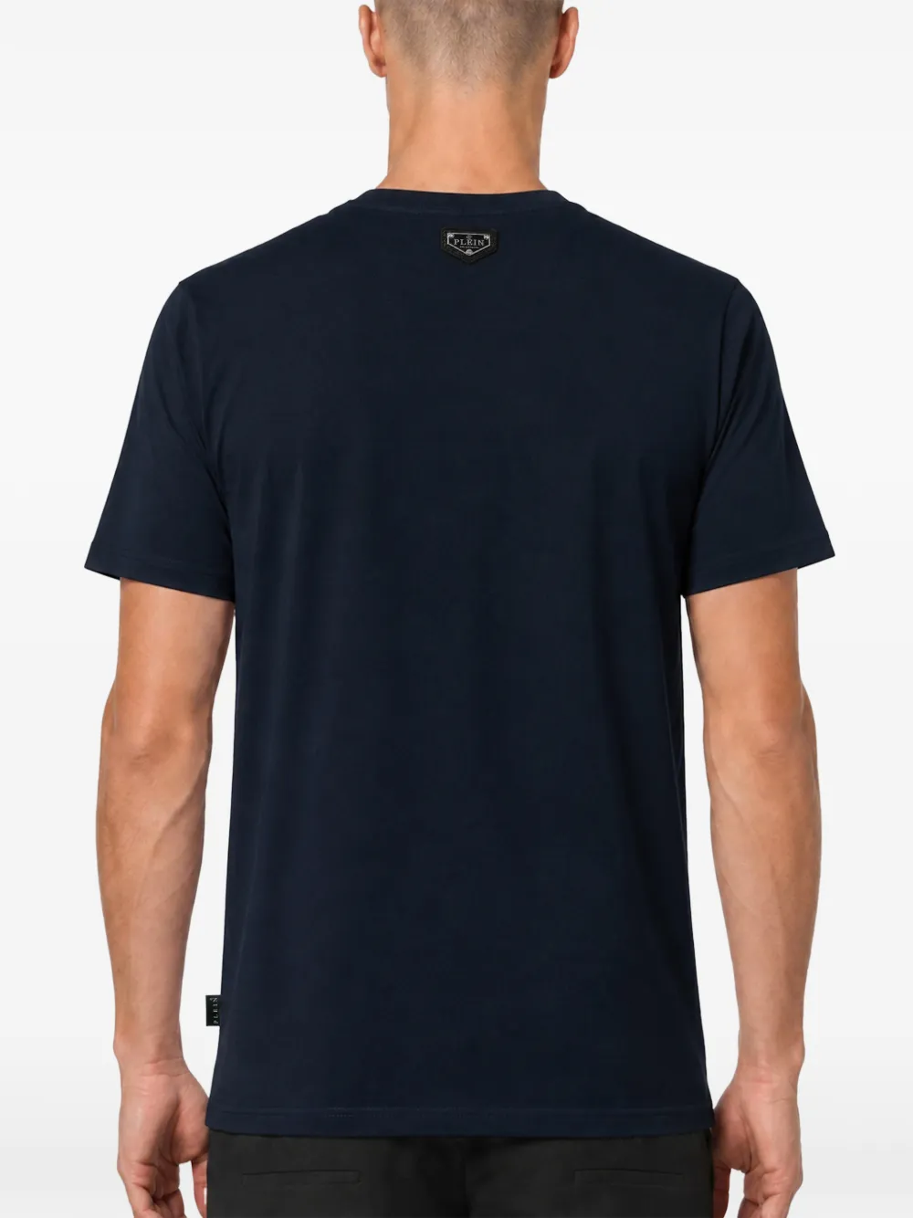 Philipp Plein Big Dragon T-shirt verfraaid met stras Blauw