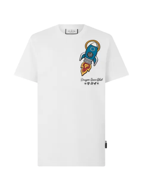 Philipp Plein Space Rocket patch T-shirt