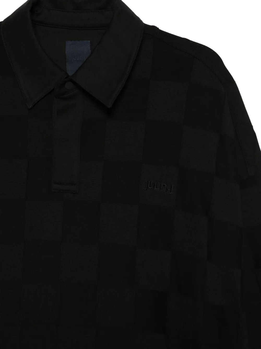 Juun.J Poloshirt met logo Zwart