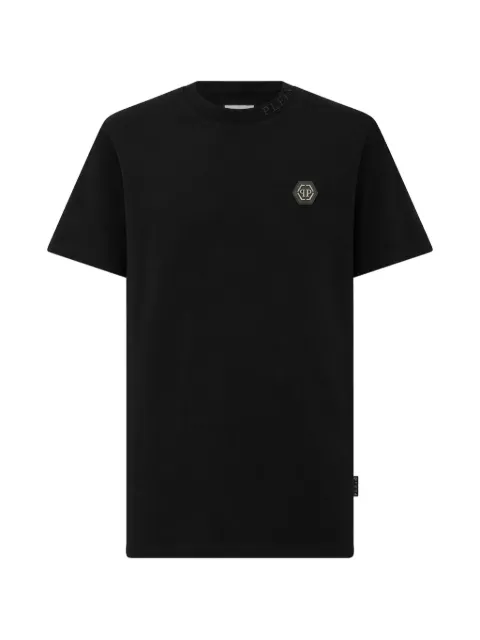 Philipp Plein round neck T-shirt neck logo