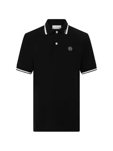 Philipp Plein polo à plaque logo
