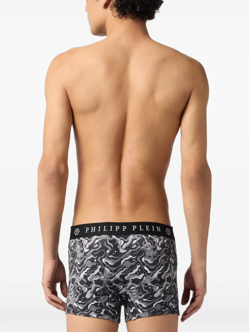Philipp Plein Baby Dragon boxershorts Zwart