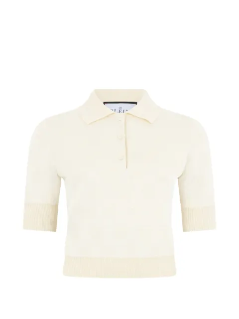 Philipp Plein playera tipo polo con monograma en jacquard