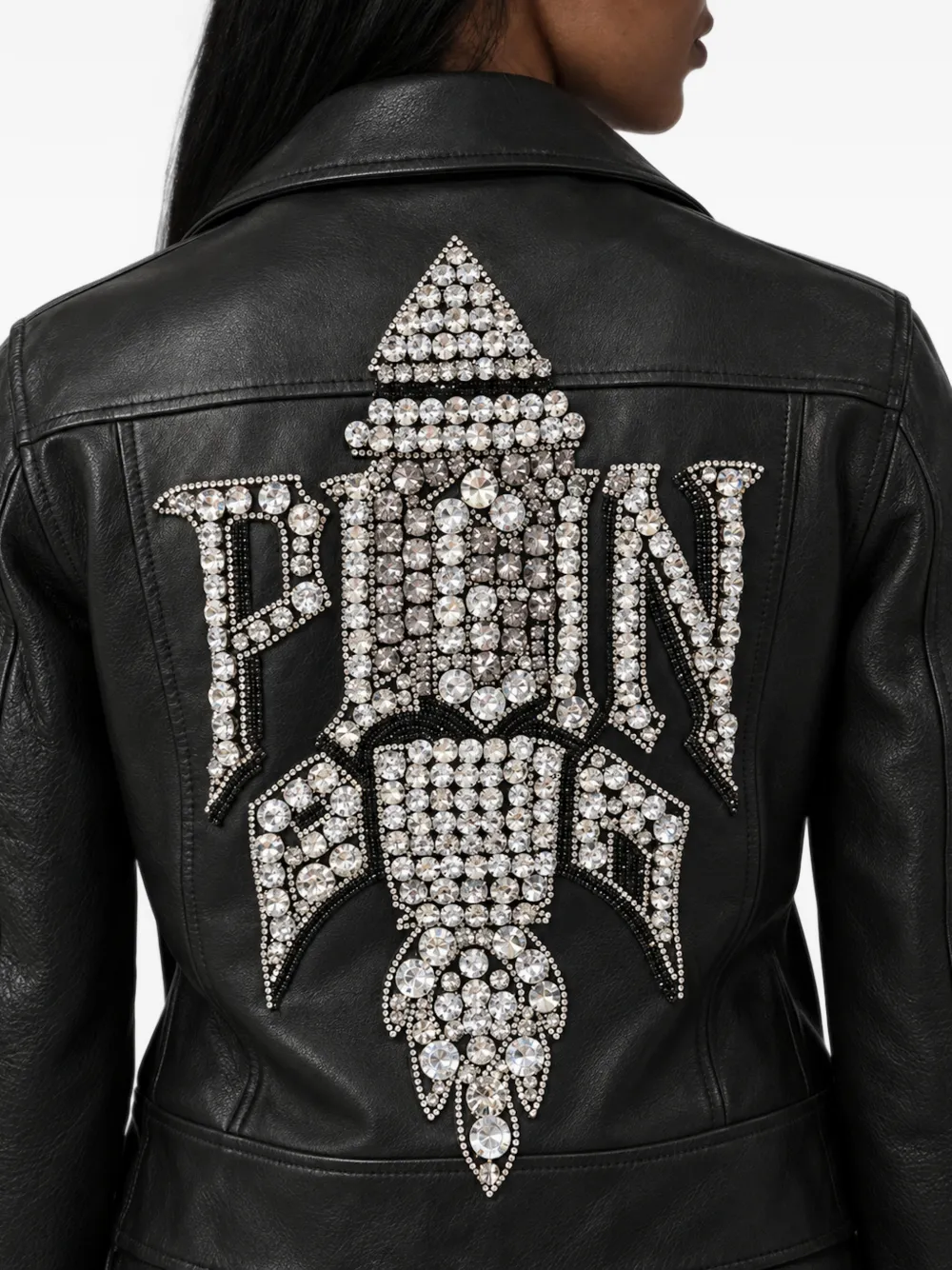 Philipp Plein Rocket bikerjack Zwart