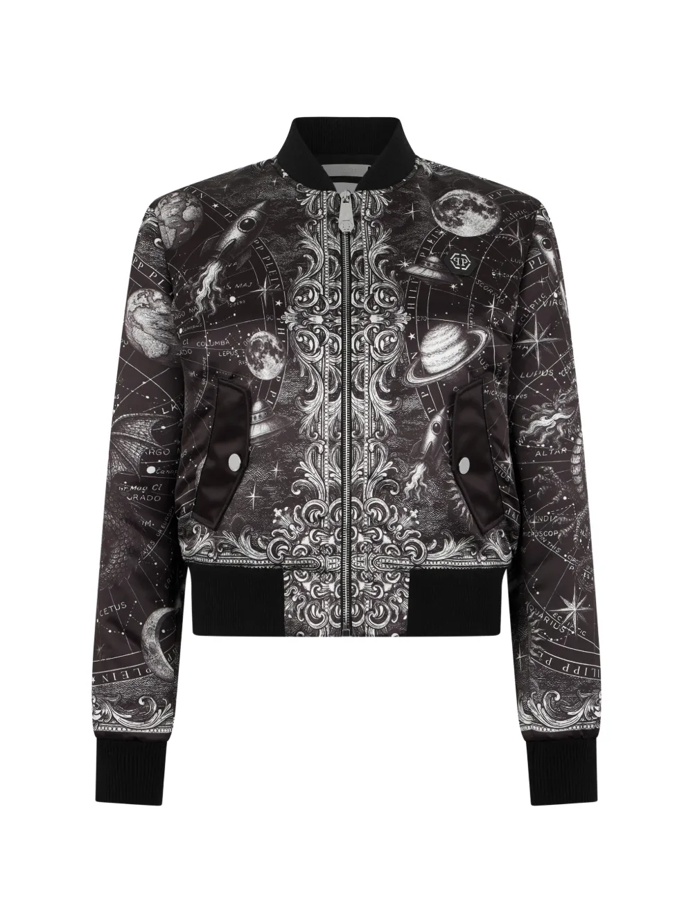 Philipp Plein Bomber Zodiac - Nero