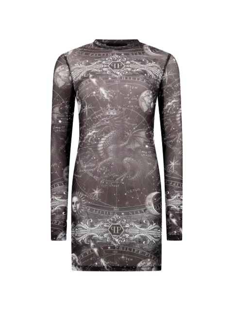 Philipp Plein vestido corto de tul