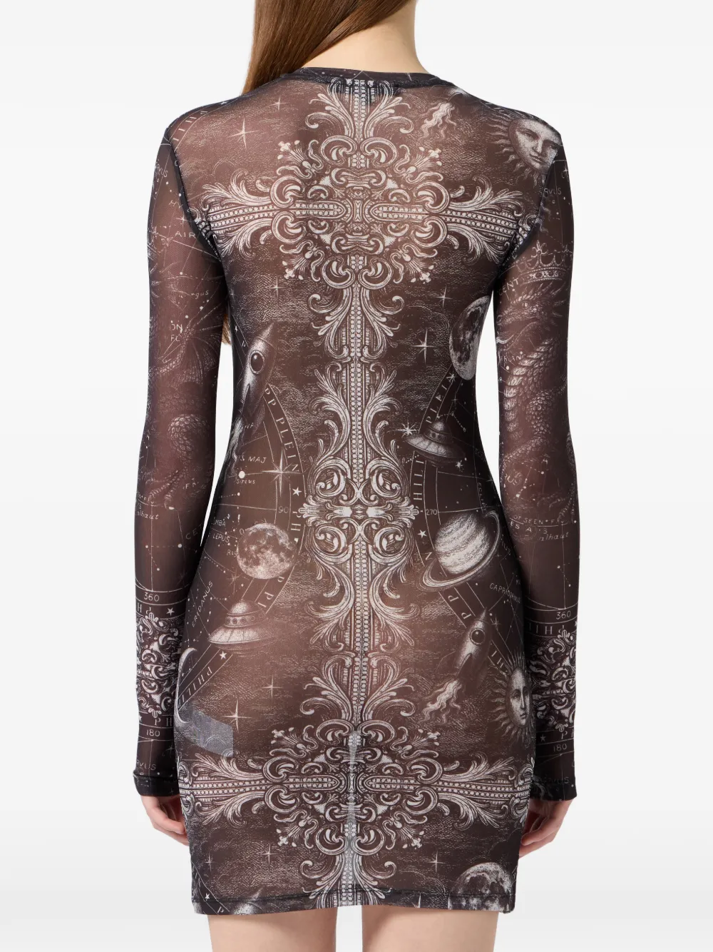 Philipp Plein Tulen mini-jurk Zwart