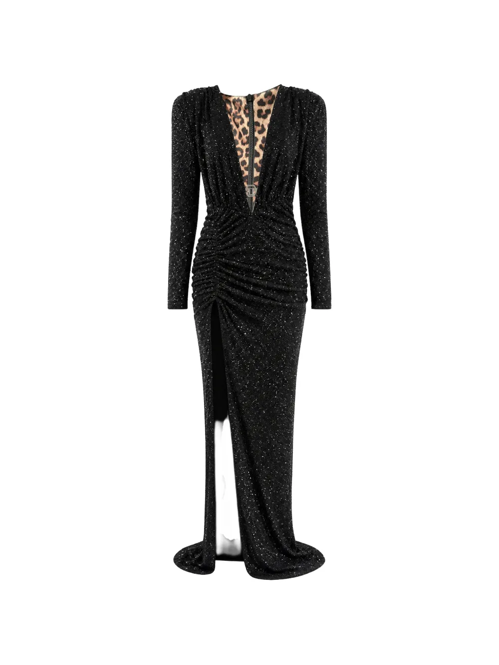Philipp Plein long dress all-over strass