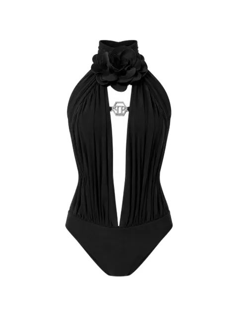 Philipp Plein sleeveless bodysuit flower