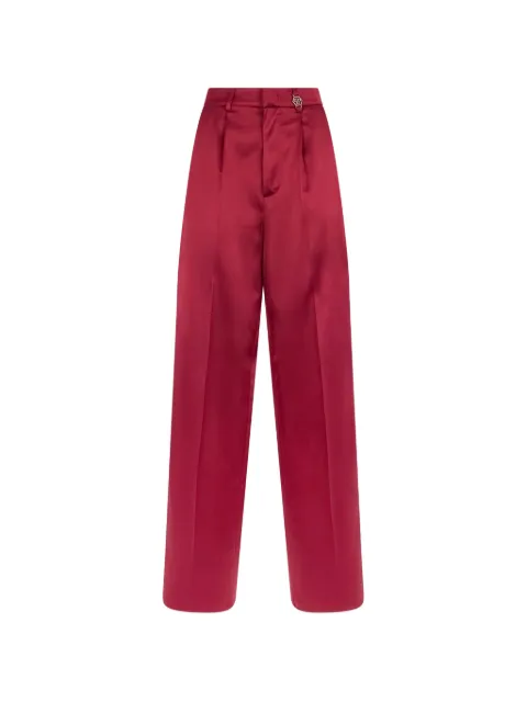 Philipp Plein satin dame-fit trousers