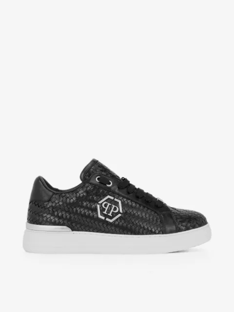 Philipp Plein tenis Hexagon de piel