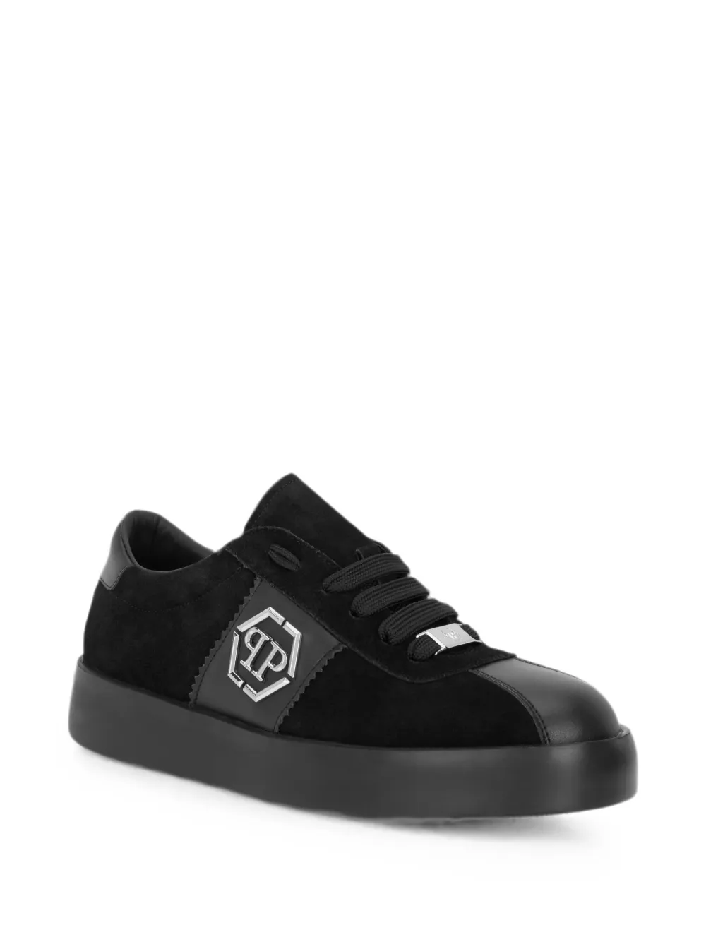 Philipp Plein Hexagon low-top sneakers Zwart