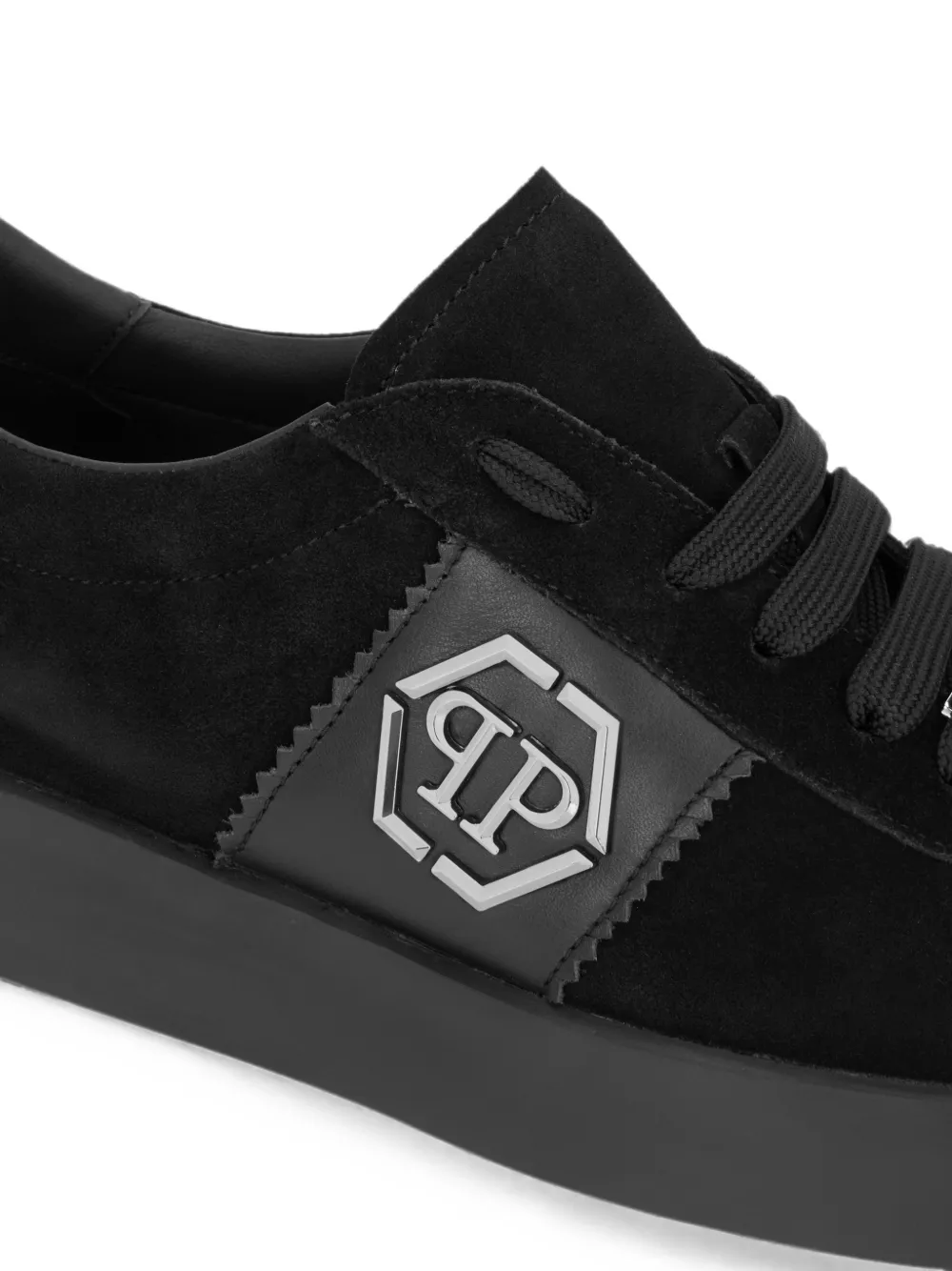 Philipp Plein Hexagon low-top sneakers Zwart