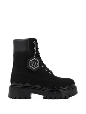 Balenciaga Strike レースアップブーツ | ブラック | FARFETCH JP