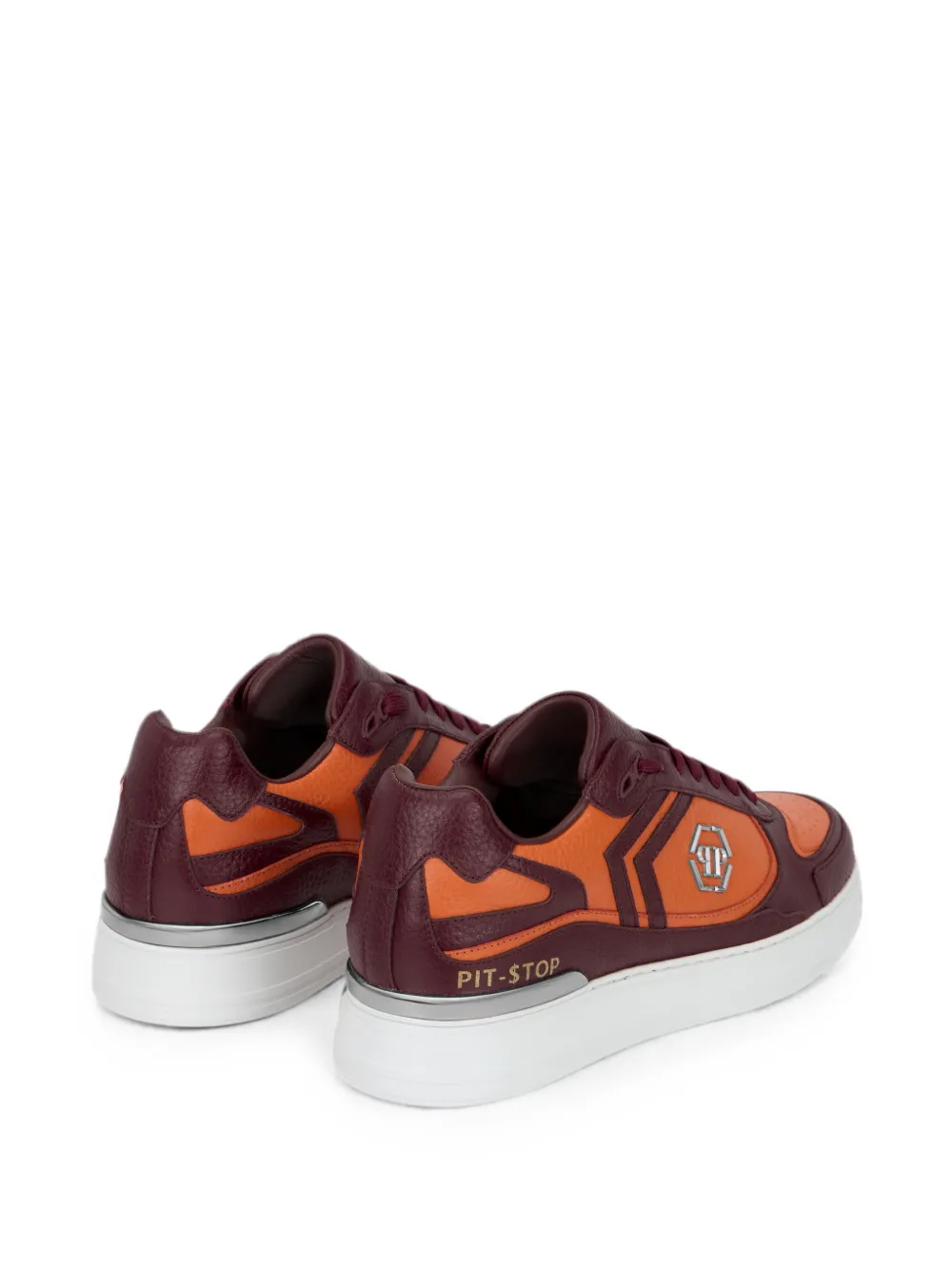 Philipp Plein Pit-$top low-top sneakers Rood