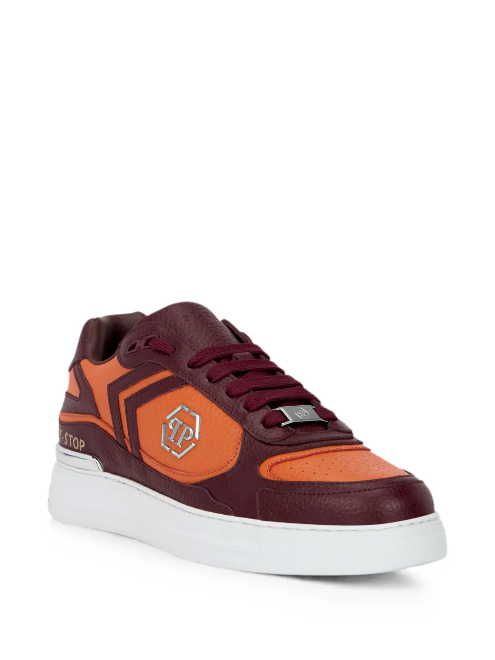Philipp Plein Pit-$top low-top sneakers Rood
