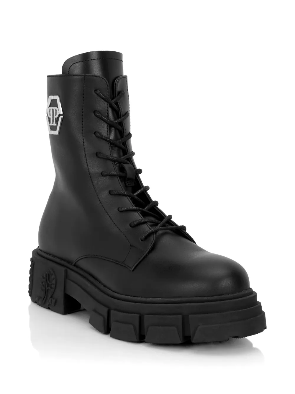 Philipp Plein Gothic Plein veterlaarzen Zwart