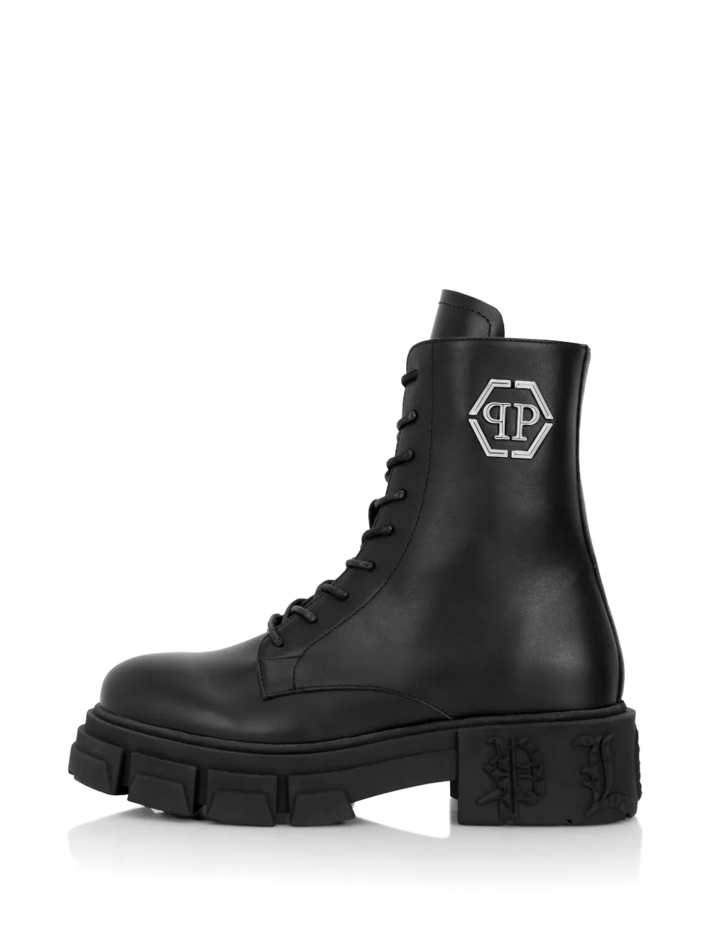 Philipp Plein Gothic Plein veterlaarzen Zwart