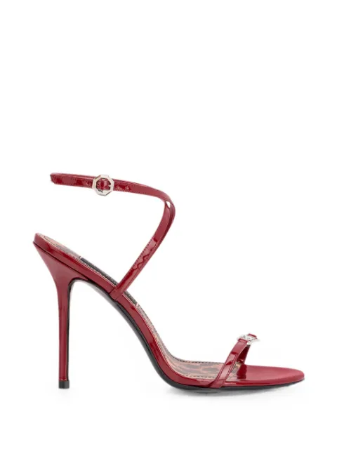 Philipp Plein sandalias 11 de charol con tacón alto