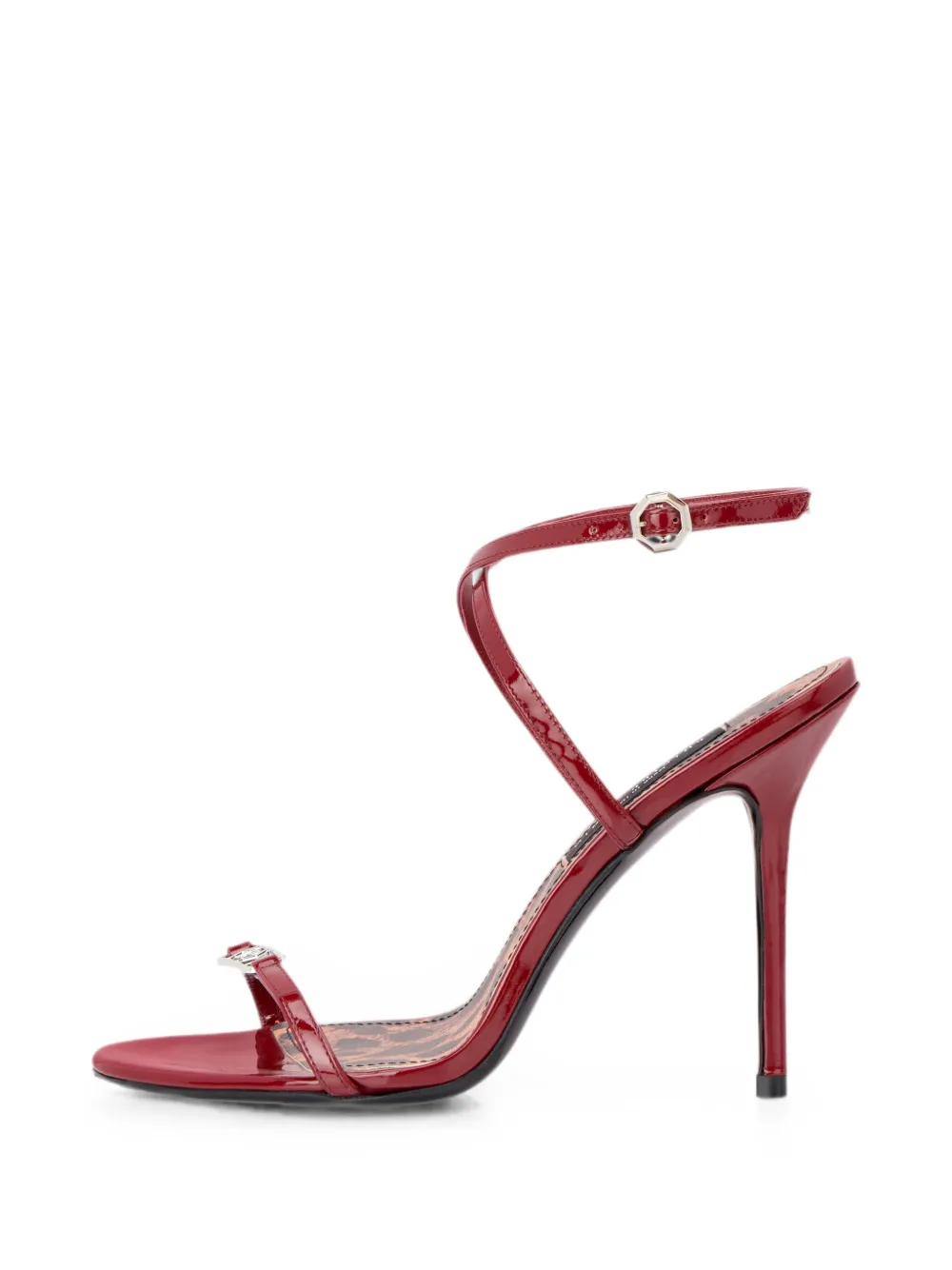 Philipp Plein patent leather high heels sandals 11 sandals Rood