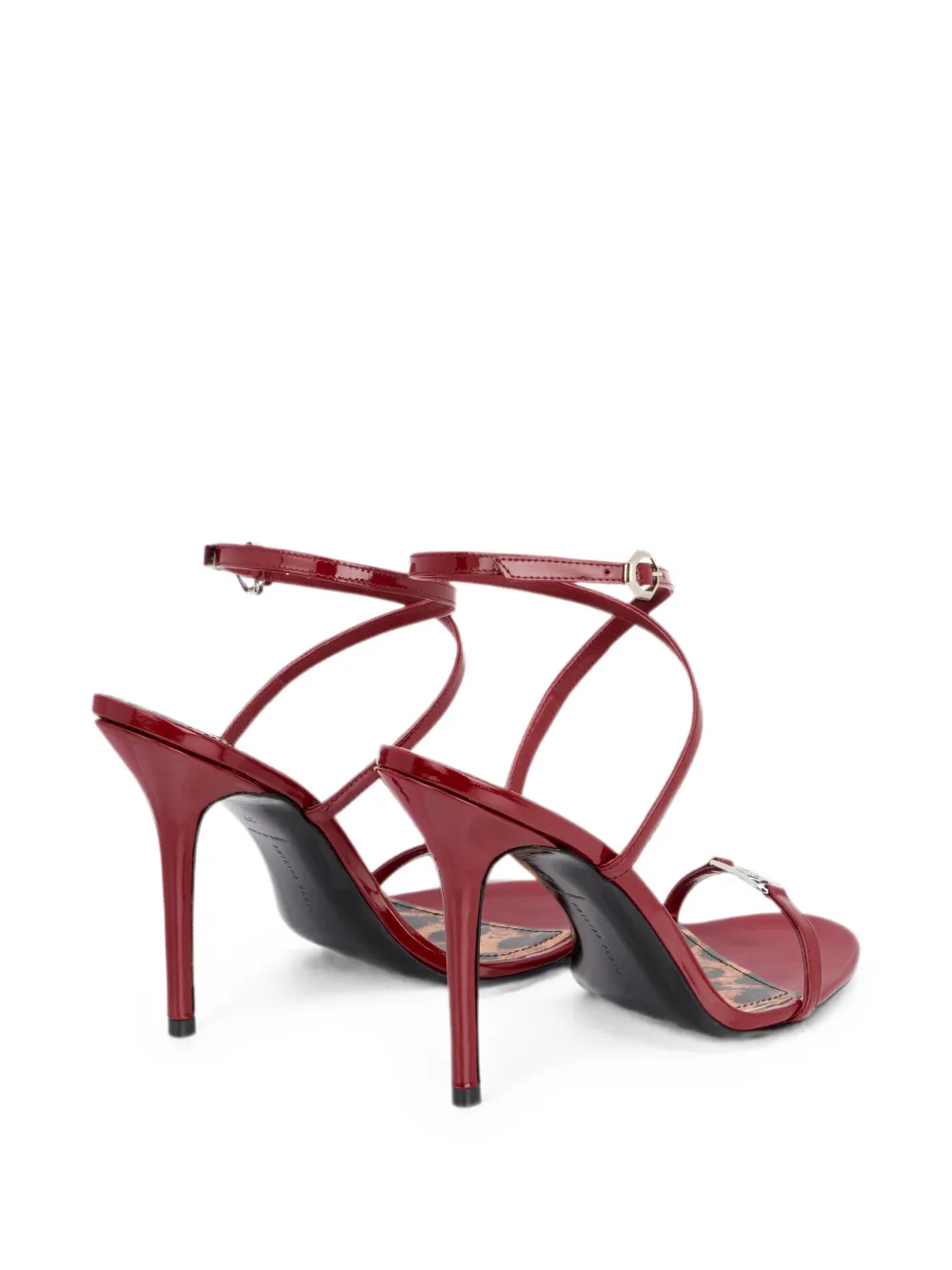 Philipp Plein patent leather high heels sandals 11 sandals Rood