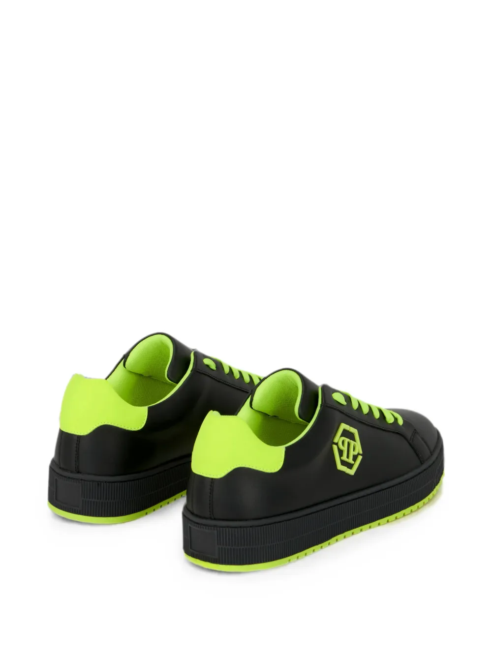 Philipp Plein sneakers Neon Rock low-top Zwart