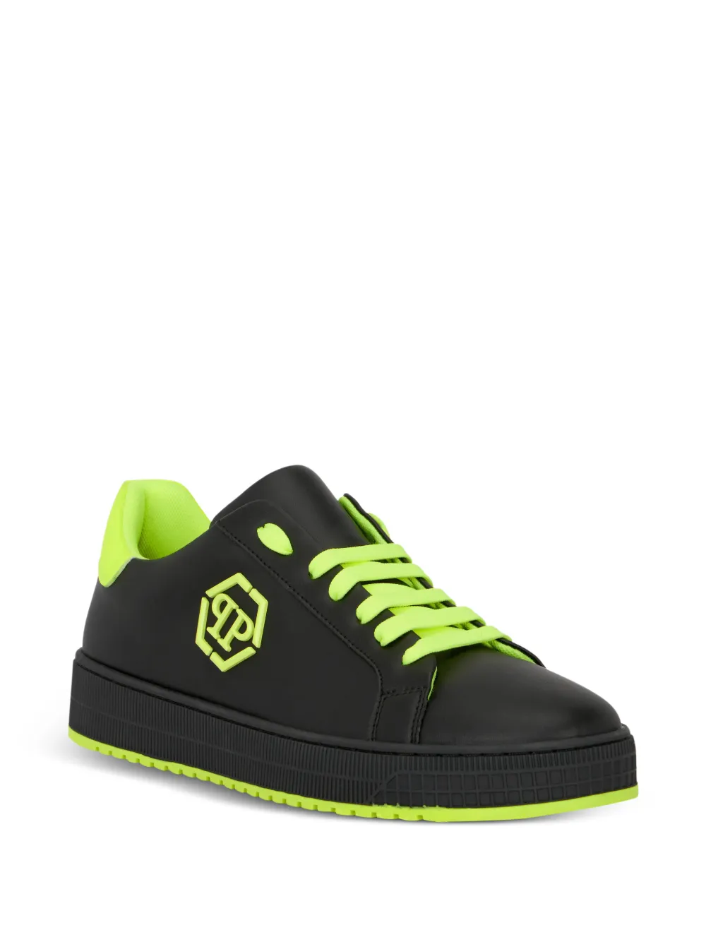 Philipp Plein sneakers Neon Rock low-top Zwart