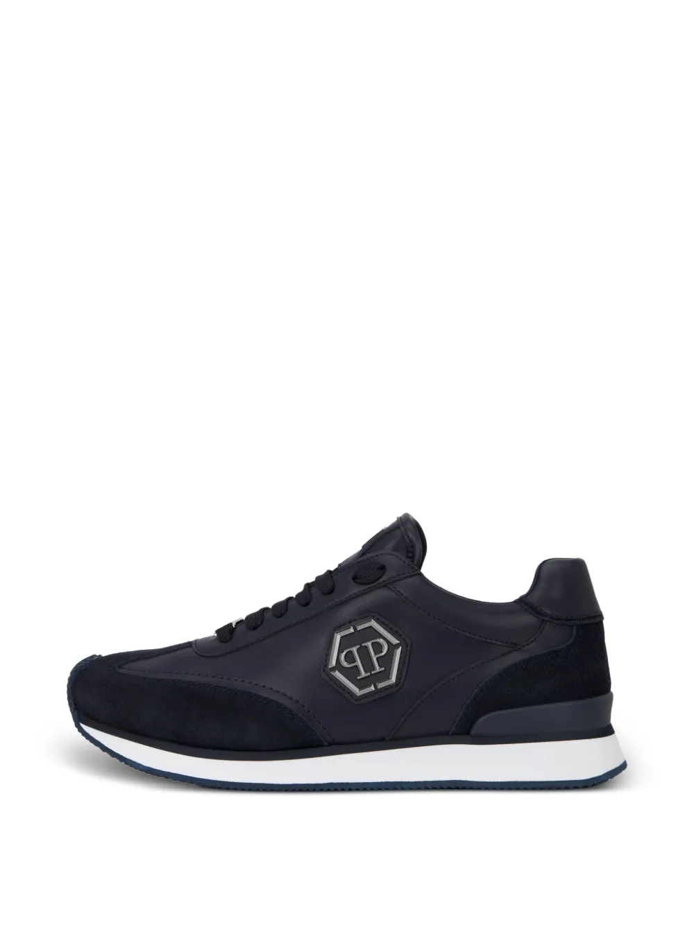 Philipp Plein Runner Hexagon Patch sneakers Blauw