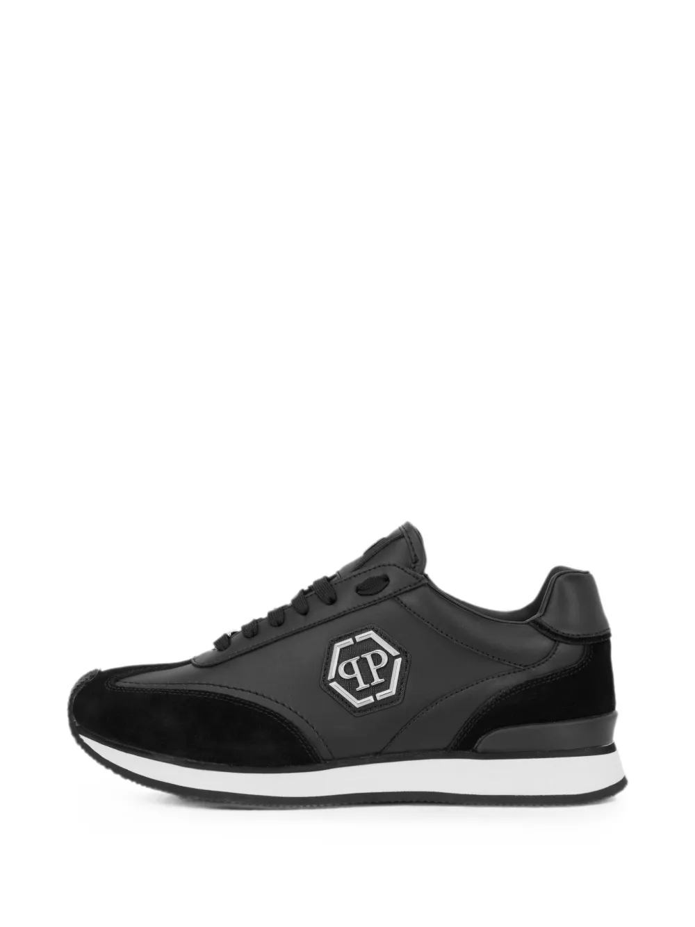 Philipp Plein Runner Hexagon Patch sneakers Zwart