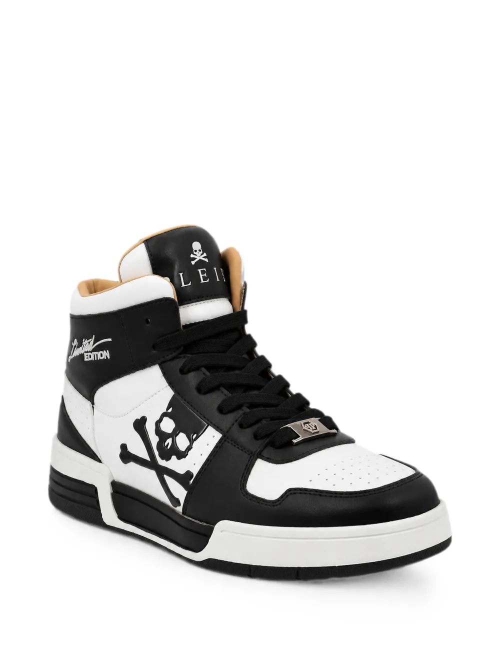 Philipp Plein Notorius skull-patch sneakers Wit