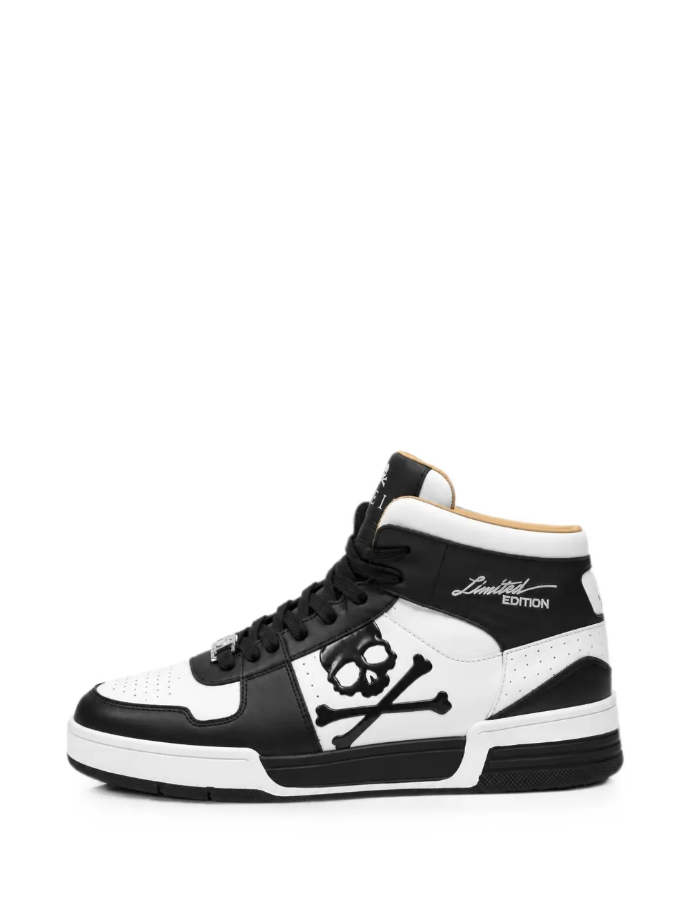 Philipp Plein Notorius skull-patch sneakers Wit