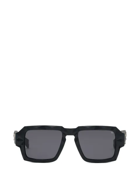 Philipp Plein Eyewear Matrix diamond-cut square sunglasses