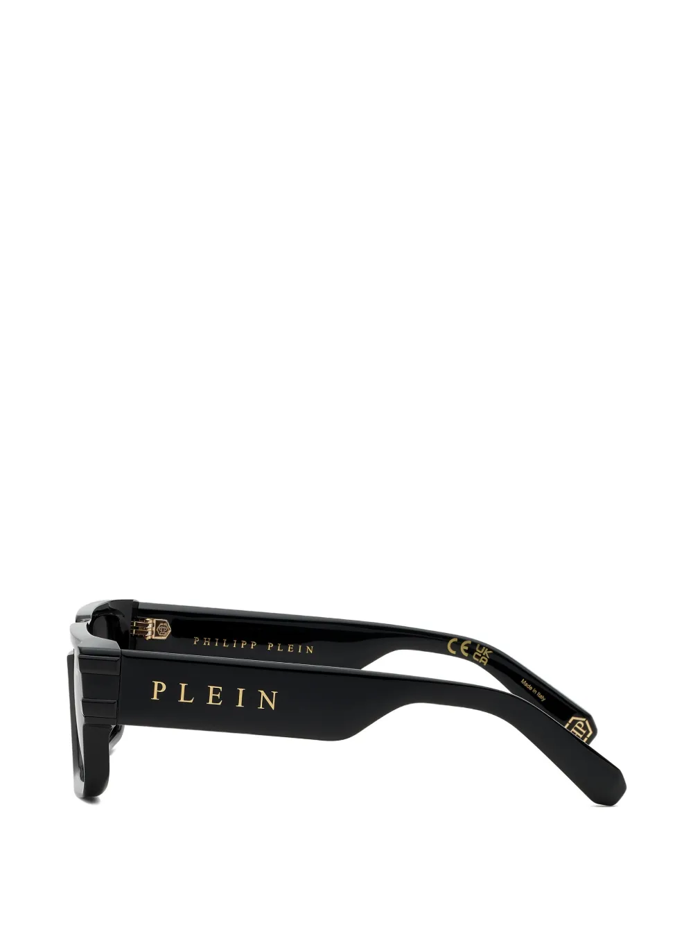  Philipp Plein Eyewear Plein Eagle Rectangular-frame Sunglasses - Black 
