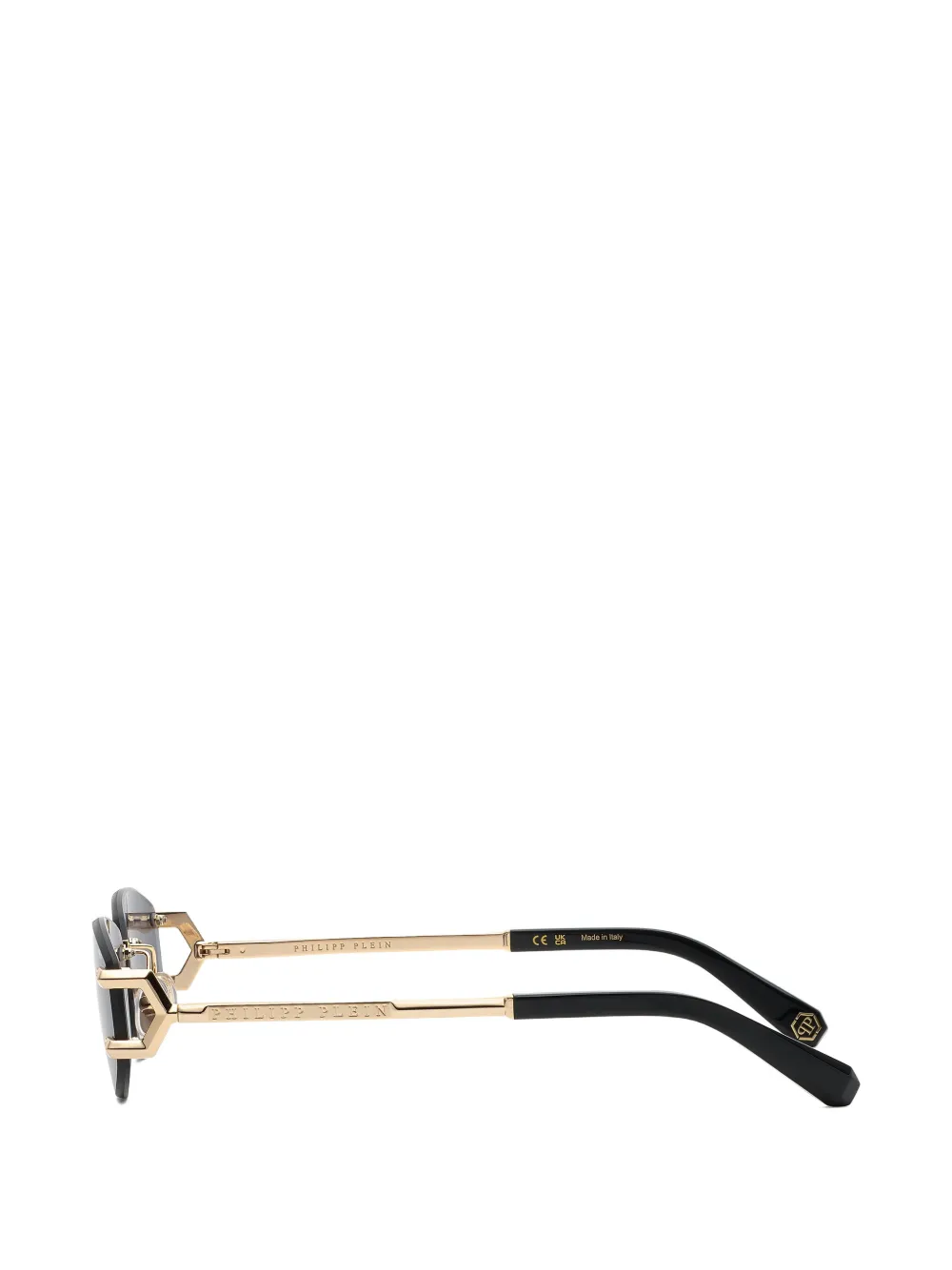 Philipp Plein Eyewear Zonnebril met randloos montuur Goud