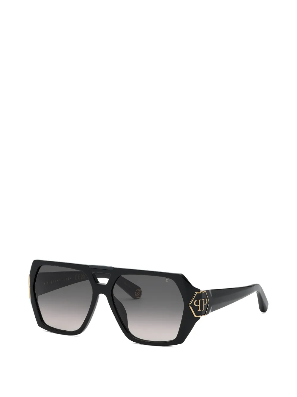  Philipp Plein Eyewear Plein Brave Sunglasses - Black 