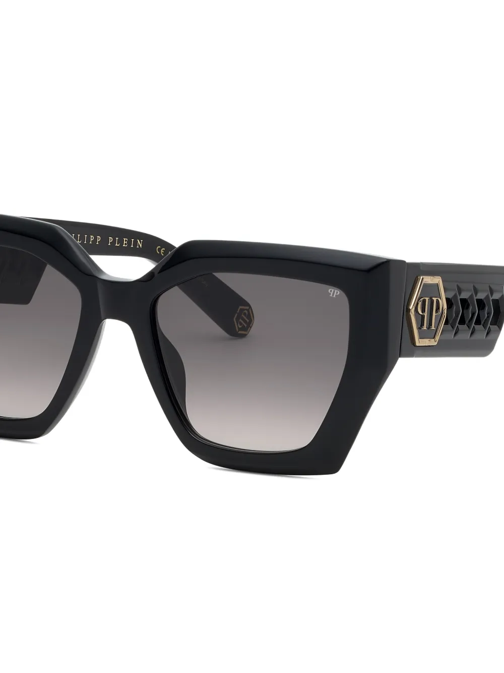 Philipp Plein Eyewear Zonnebril met kleurverloop glazen Zwart