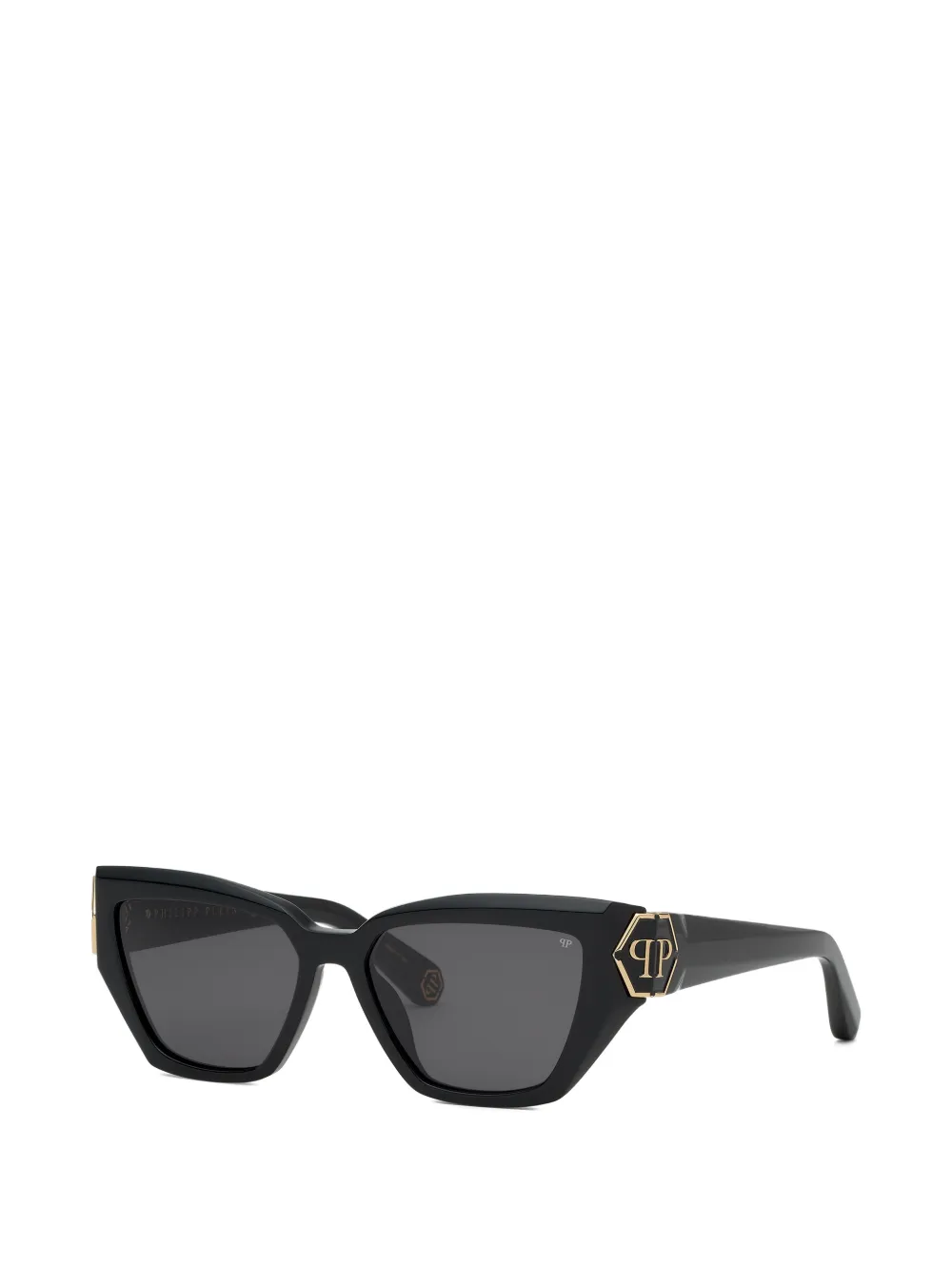 Philipp Plein Eyewear Plein Brave zonnebril met logodetail Zwart