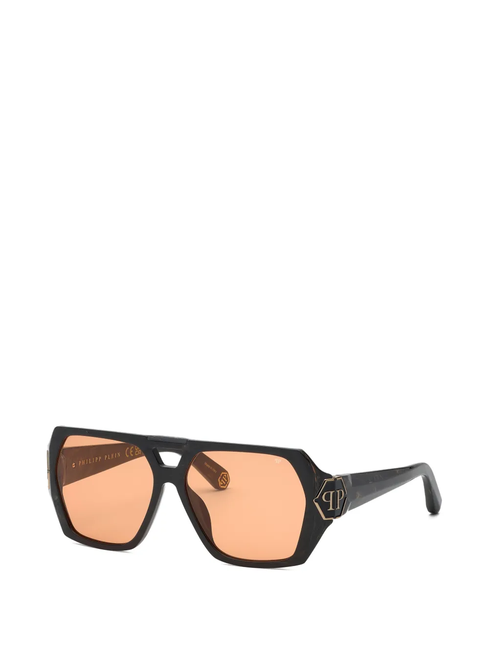  Philipp Plein Eyewear Plein Brave Sunglasses - Black 