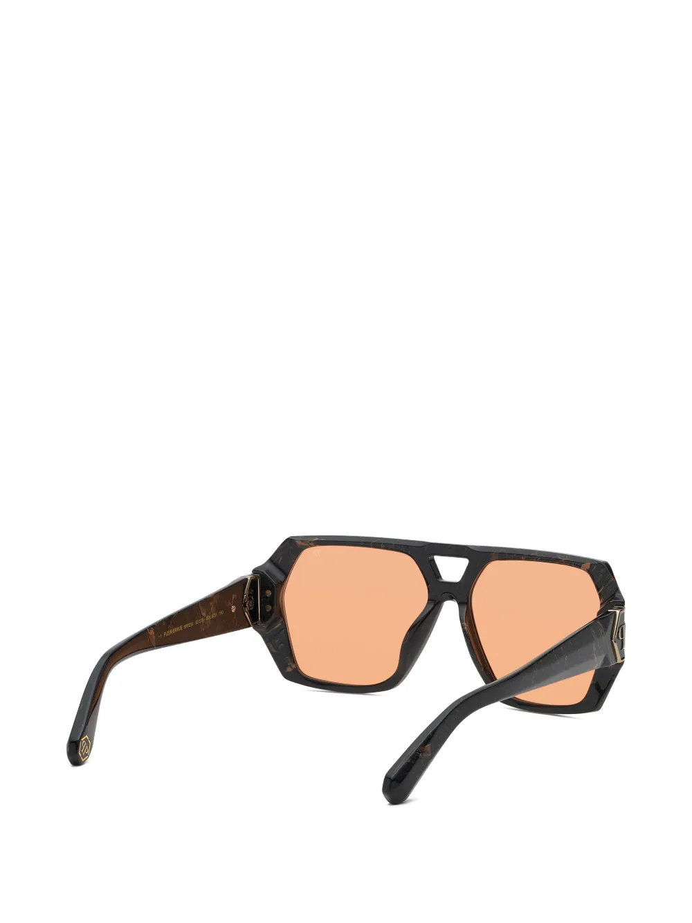 Philipp Plein Eyewear Plein Brave zonnebril Zwart