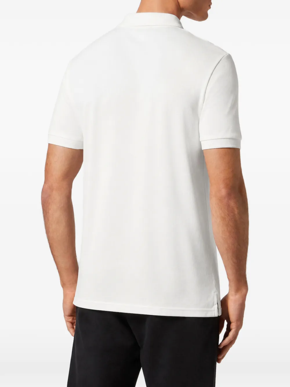 Plein Sport Dry-Fit short-sleeve polo shirt Wit