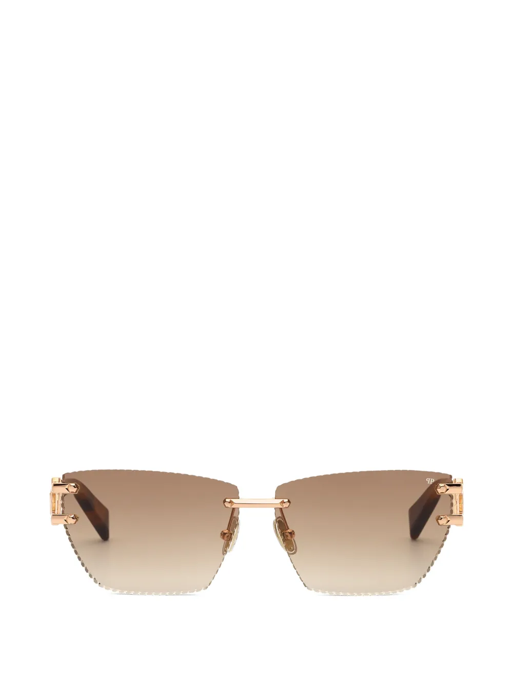 Philipp Plein Eyewear Occhiali da sole con montatura a giorno - Oro