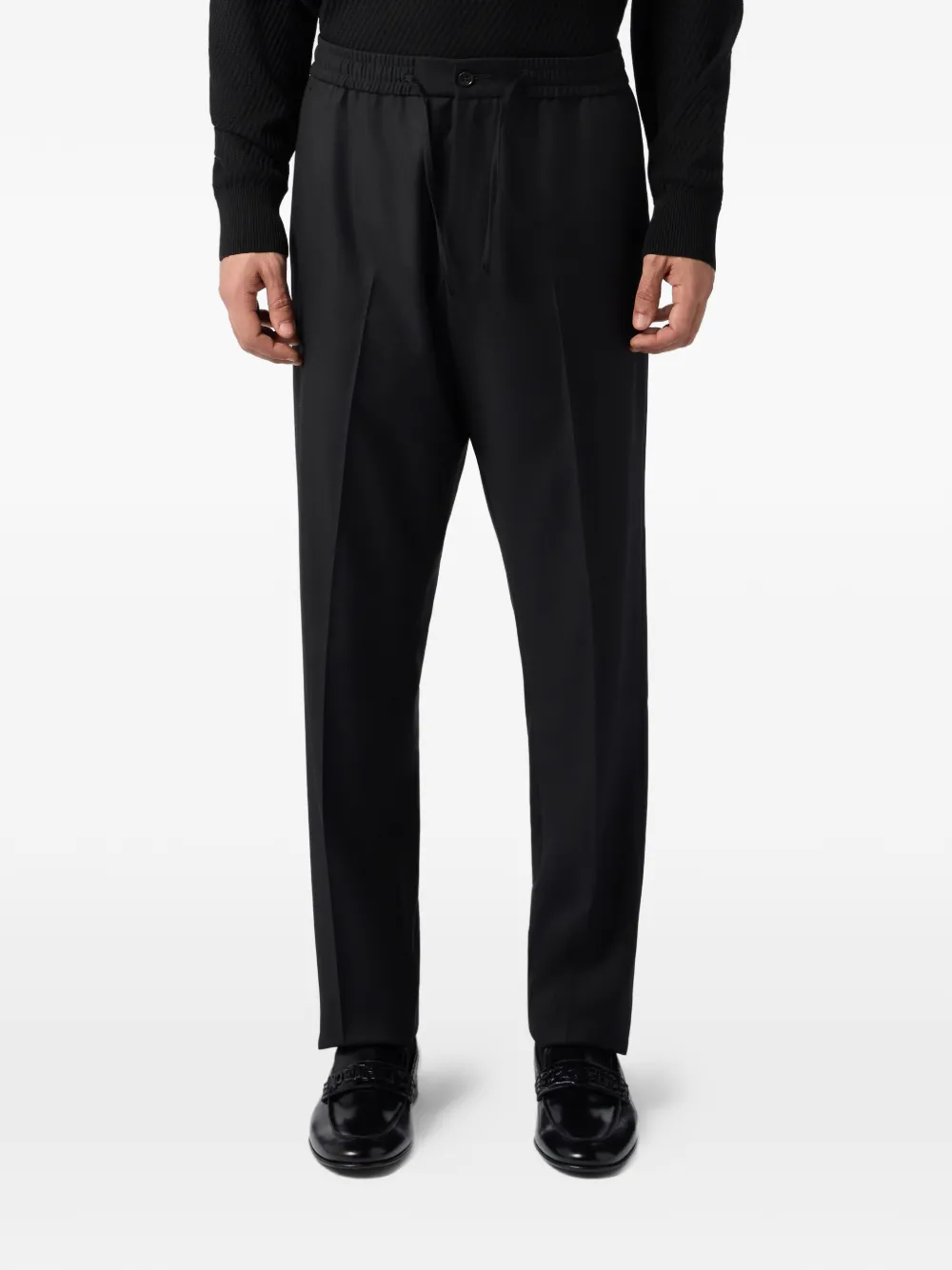 Philipp Plein Pantalon met trekkoordtaille Zwart