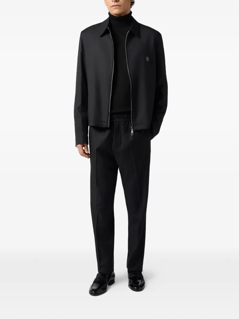 Philipp Plein Pantalon met trekkoordtaille Zwart