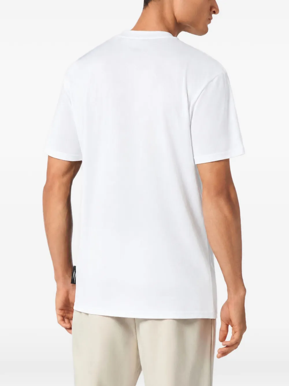 Plein Sport T-shirt met geborduurd logo Wit