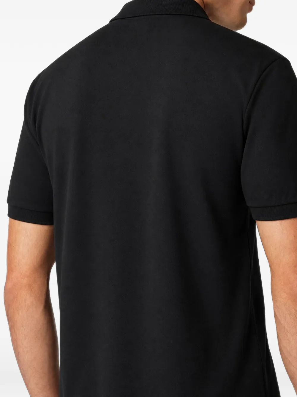 Plein Sport logo-print polo shirt Zwart