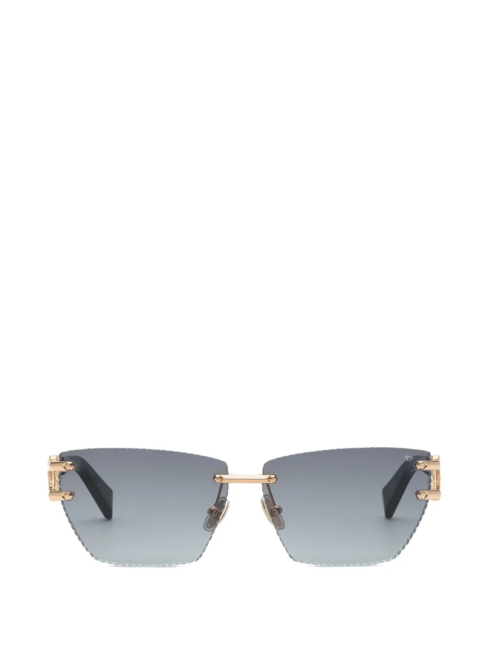 Philipp Plein Eyewear Occhiali da sole geometrici - Nero