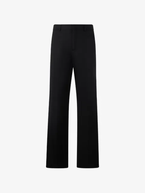Philipp Plein wide-leg logo-plaque trousers