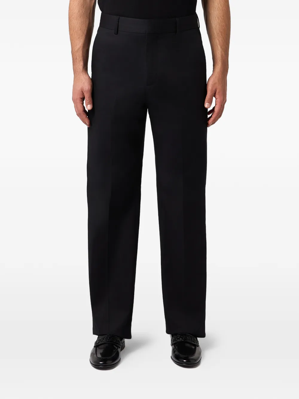 Philipp Plein Broek met wijde pijpen Zwart