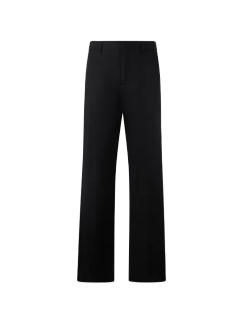 Philipp Plein wide-leg logo-plaque trousers