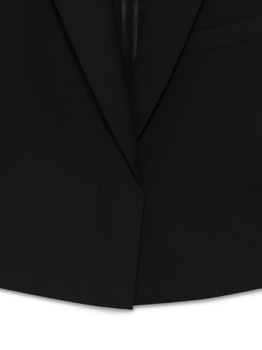  Juun.j Cropped Blazer - Black 
